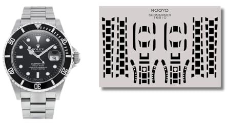 NOOYO Schutzfolie für Rolex Submariner 16610 Schutz für Gehäuse, Schließe und Armband