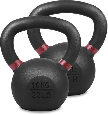 Kettlebell Weights Set Cast Iron Kettle Bell Weight Strength Training Equipment, Bodybuilding, Gym Workout, Fitness, And Exercise for Men & Women (4Kg to 14Kg) (10Kg Pair)