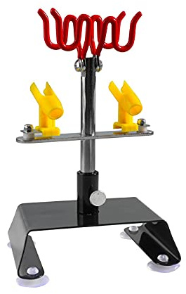 SAGUD Airbrush Holder Station Stand Air Brush Accessories Holds 4 Airbrushes Kits for Workbench or Workshop