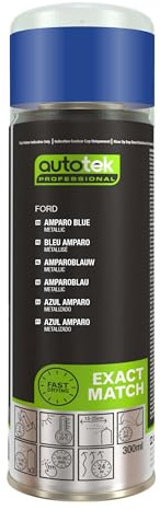 Autotek Professional Exact Match Car Spray Paint - Ford Amparo Blue Aerosol Spray 300ml
