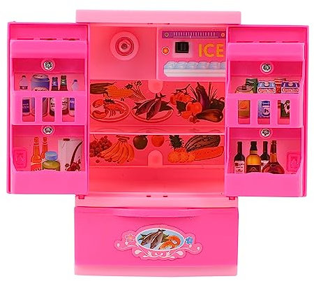 Vaguelly 1pezzi Frigorifero Mini Per Elettrodomestico Educativo Per Batteria Facile