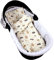 Babylux Babydecke Musselin 75x60 cm – Weiche Kuscheldecke für Kinderwagen & Stubenwagen, Atmungsaktiv, Perfekt für Sommer, Geschenk für Neugeborene MPM (D5 Tierchen)