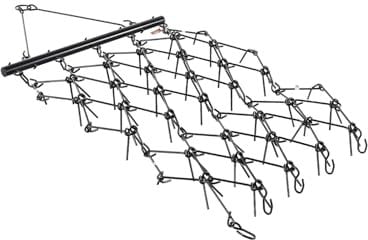 VEVOR Schleppegge, 1707x1219mm, Wiesenegge mit 80 scharfen Zähnen, geeignet für ATV- & UTV-Traktor, für Bodenvorbereitung, Aussaat, Glättung von Landschaften & Instandhaltung von Hofkiesauffahrten