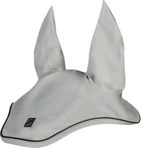 HKM Livigno Soft Ear Bonnet Stone Grey Pony