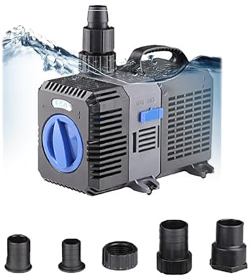 KACBFEE Système de Filtration écologique pour bassins, fontaines, Cascades et Circulation d'eau, 2800-16000 l/h, 140 W (CTP-16000)