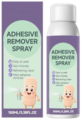 Adhesivo Removedor en Spray Limpiador Sin Dolor No Sting | Spray Removedor de Pegamento para Piel 100ml para Diario en Casa, Viajes, Hospital, Oficina, Estoma, Mastectomía, Piel