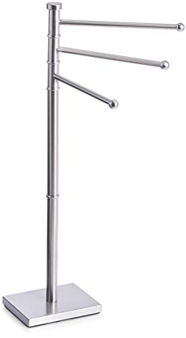 Zeller 18413 Handtuchhalter, Edelstahl, ca. 22x18/43,5x87 cm