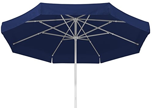 Schneider Sonnenschirm Jumbo, blau, 400 cm rund, Gestell Aluminium, Bespannung Polyester, 15.3 kg