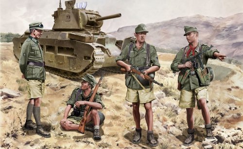 Dragon 500776742-1:35 Gebirgsjägers Crete 1941, Figuren