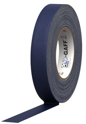ProTapes 840178015471 Pro Gaff Premium Reinigungstuch matt Gaffers Tape mit Gummi Kleber, 11 Mil Dick, 55 YD. Länge, 2,5 cm Breite, blau