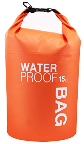Uncle Paul Boat Dry Bags Orange 15L Outdoor Drifting Boating Fishing