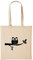 Huuraa Baumwollbeutel Eule Geschenk Einkaufstasche Natural 10 Liter Baumwolle Eule Accessoire