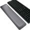 MAIDERN Handballenauflage für Tastatur, rutschfeste, bequeme Gaming-Handballenauflage, PU-Leder-Handballenauflage für Büro, Computer, Laptop, MacBook, Gaming, (41.5x9.5cm), Grau
