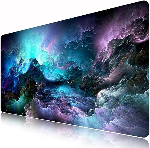 KINPLE Extended Large Mouse Pad, Gaming Mouse Pad, Full Desk Keyboard Mouse Pad, XXL Bigmouse Pad with Anime, Waterproof and Anti-Skid for Office Desk Decor (35.4×15.75×0.1 inch)