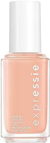 Essie Schnelltrocknender Nagellack „expressie“, Nr. 130 all things OOO, Koralle, Vegane Formel, 10 ml