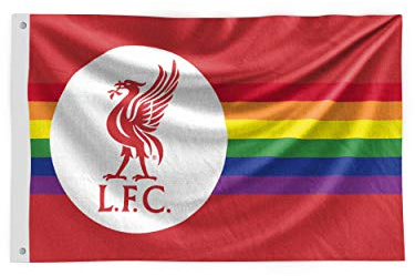 FOCO Liverpool FC Rainbow 5x3 Flag
