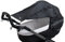 Altabebe (AL7012-02) Universal Sonnensegel mit seitlichen Sonnenschutz UV Schutz 50+ für Kinderwagen Babywanne - reißfester Baby Sonnenschutz zum aufrollen - Farbe: schwarz