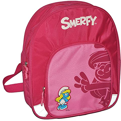 alles-meine.de GmbH großer Rucksack die Schlümpfe/Schlumpfine - Kinder - mit 2 Fächern Kinderrucksack groß Kind Schlumpf für Mädchen z.B. für Kindergarten und Vorschule