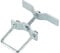 Supporto per ruota di scorta per tubo da 60 x 60 mm