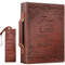 FINPAC Custodia classica per bibbia, in pelle PU, custodia protettiva per chiesa, con manico, per uomini, donne, padri, madri, amici, ragazze, ragazzi, [Trust in The Lord] – Large/Marrone