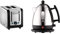 Dualit Architect 2 Slice Toaster | Brushed Stainless Steel with Black Trim| 26505 & Lite Kettle - 1L 2kW Jug Kettle - Polished with Black Trim, High Gloss Finish - Fast Boiling Kettle by - 72200