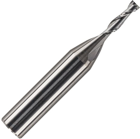 Rennie Tool 2mm x 8mm x 1/4 Shank Carbide Spiral 2F Up Cut Router Bit