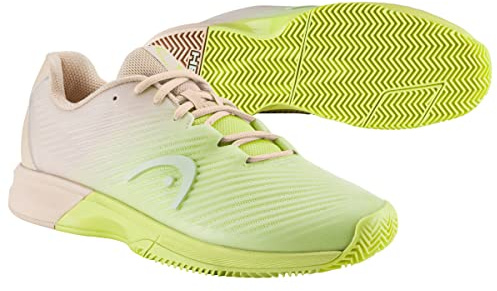 HEAD Revolt Pro 4.0 Clay Women Tennisschuh, Macadamia/Lime