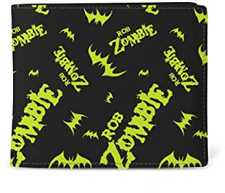 Rocksax Rob Zombie Wallet - Bats - 13cm x 12cm x 2cm - Officially Liecensed Merchandise