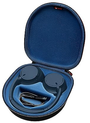 XANAD Tragetasche für Sony WH-CH720N / WH-CH720NW / WH-CH720NB / WH-CH520 / WHCH710N / WH-CH510 / XB900N / XB700N kabellose Noise Canceling Extra Bass Kopfhörer – Tavel Aufbewahrungstasche (blau)