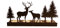 LICHENGTAI Teelichthalter Rentier Kerzenhalter Vintage Kerzenständer Dekorativer Winter Kerzenleuchter Weihnachtsbaum Kerzenständer Kerzen Deko für Weihnachten Hausparty Tischdeko Geburtstag Geschenk