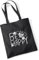 Huuraa Jutebeutel Be Happy Biene Geschenk 10 Liter Black Baumwolle Be Happy Präsent