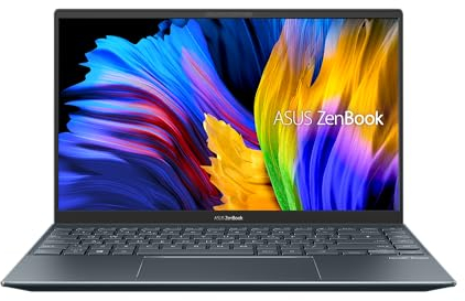 ASUS Zenbook 14 Laptop | Display 14 Full HD 16:9 IPS | AMD Ryzen 9 5900HX | 8 GB RAM | SSD da 512 GB | AMD Radeon | Windows 11 | Tastiera QWERTZ | Pine Grey | Peso 1,26 kg