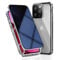 OMGZONE Privacy Case for iPhone 15 Pro Max Magnetic Cover,Screen Protector built-in Anti-peep Tempered Glass Full Cover with Camera Protector,360 Degree Metal Bumper Case for iPhone 15 Pro Max,Gray