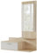 Vicco Wandgarderobe Ballin, Eiche, 98 x 140.5 cm mit Spiegel