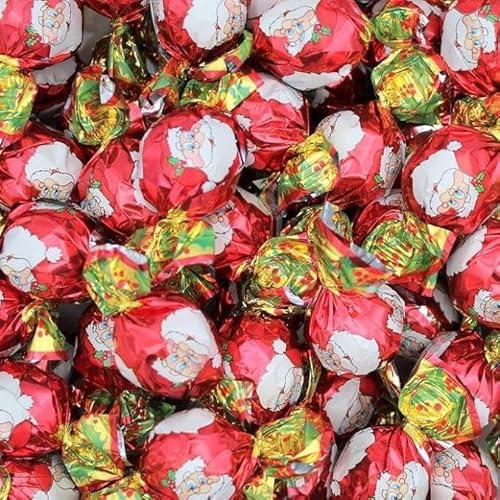 Milk Chocolate Festive Santa Milk Chocolate Twists Delicious Novelty Christmas Chocolate Figures for Gifting (450g)