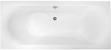 Belvit Vienna Acryl Badewanne Rechteckig Mittelanschluss 170x75cm + Standfüße