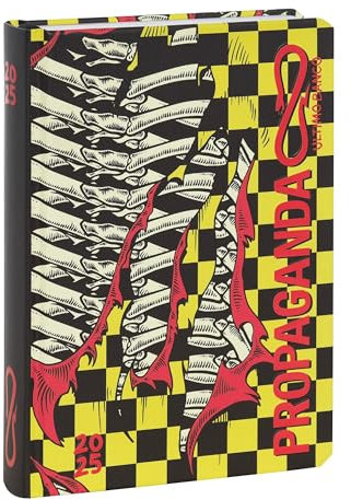 Franco Cosimo Panini Propaganda - Schülerkalender 2024-2025, offizielles Propaganda-Tagebuch, 16 Monate, ideal für die Mittel- und Oberschule, mit 480 Seiten und personalisierten Aufklebern, Format 12