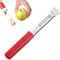 TAOZHIYAO 2 in 1 Corer Remover with Peeler, Stainless Steel Fruit Corer Kitchen Peelers,Fruit Peeler and Corer Kitchen Aid for Apple Pear Potato,Multi Function Fruit Corer Kitchen Gadgets (Red)