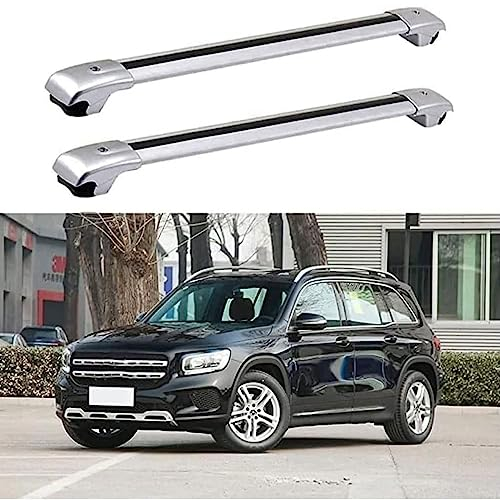 2 Stück Aluminium Dachträger Querstangen für Mazda 6 Estate 2018-2023, Dachgepäckträger Relingträger Schienenrahmen Auto Zubehör