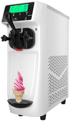 GSE gelatiera catering 18L/ora pre-raffreddamento 1200W gelatiera 6L contenitore acciaio inox gelato soft gelatiera auto-raffreddante con compressore per casa gelateria ristorante