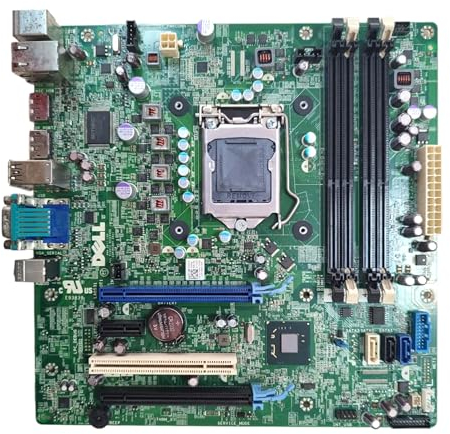 BQTEC Scheda madre E93839 LA0531 per Inspiron 530 531 XPS 420 625 Intel Q77 LGA1155 16GB RAM 4X DDR3 Mini-ATX USB 2.0, DisplayPort, VGA (D-Sub), RS-232, RJ-45 PCIe x16, SATA ricondizionata