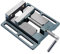 Industrial Drill Press Vice with 4 Mounting Bolts - Cast Iron Bench Clamp Vise for Milling Drilling Woodworking, Carbon Steel Flat Clamp Vise