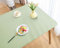 Miaogoo Rechteckige Tischdecke, elastische Kanten, PU-Leder, Tischabdeckung für Outdoor, Küche, Picknick, Camping, Party, wasserdicht, öldicht, Tischschutz (150 x 90 cm, Hellgrün)