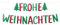 BETESSIN Girlande Weihnachten - Frohe Weihnachten Deko Banner Glitzer Bunt - Hängende Dekoration für Weihnachten