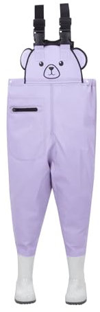 Cuissardes de Poitrine pour Enfants, Cuissardes de pêche pour Jeunes Enfants, imperméables, Chasse et pêche, avec Bottes Combinaison Monstre