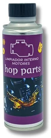 Hop Parts Limpiador Interno de Motor 250 ml | Aditivo Profesional para Limpieza Profunda | Ideal Antes del Cambio de Aceite