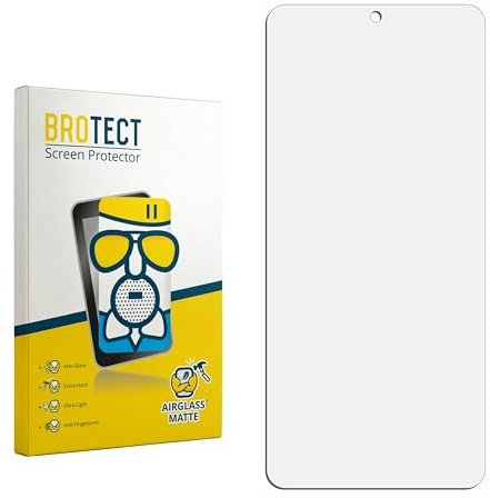 BROTECT Schutzglas für Xiaomi Poco F7 | Entspiegelnder Displayschutz Made in Germany Schutzfolie Glas Matt Anti-Reflex Kratzfest 9H Anti-Fingerprint Einfache Montage