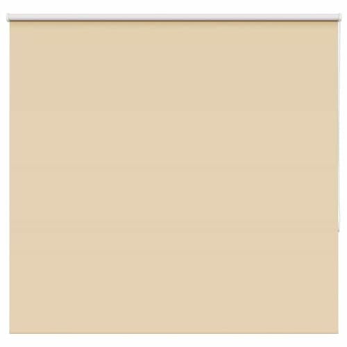 vidaXL Verdunkelungsrollo Beige 165x130 cm Stoffbreite 161,6 cm, Rollo, Klemmfix, Thermorollo, Verdunklungsrollo, Klemmrollo, Fensterrollo