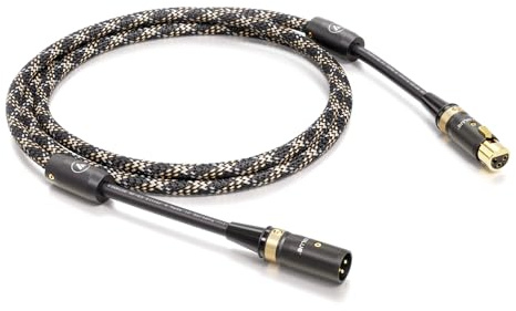 VIABLUE NF-S2 Silver Digital XLR-Kabel * High-End Digitalkabel * 2-Fach Abschirmung, versilbert * OFC Litzen * T8 XLR-Stecker * Ferritfilter * 1 Stück * 500 cm * 5.0 m