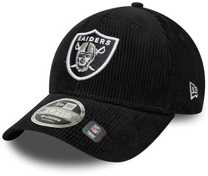 New Era 9Forty NFL Cord Raiders CapEra Women/Men - Curved Brim Cap Baseball Snapback, with Peak All-Season Spring Summer Autumn Winter
